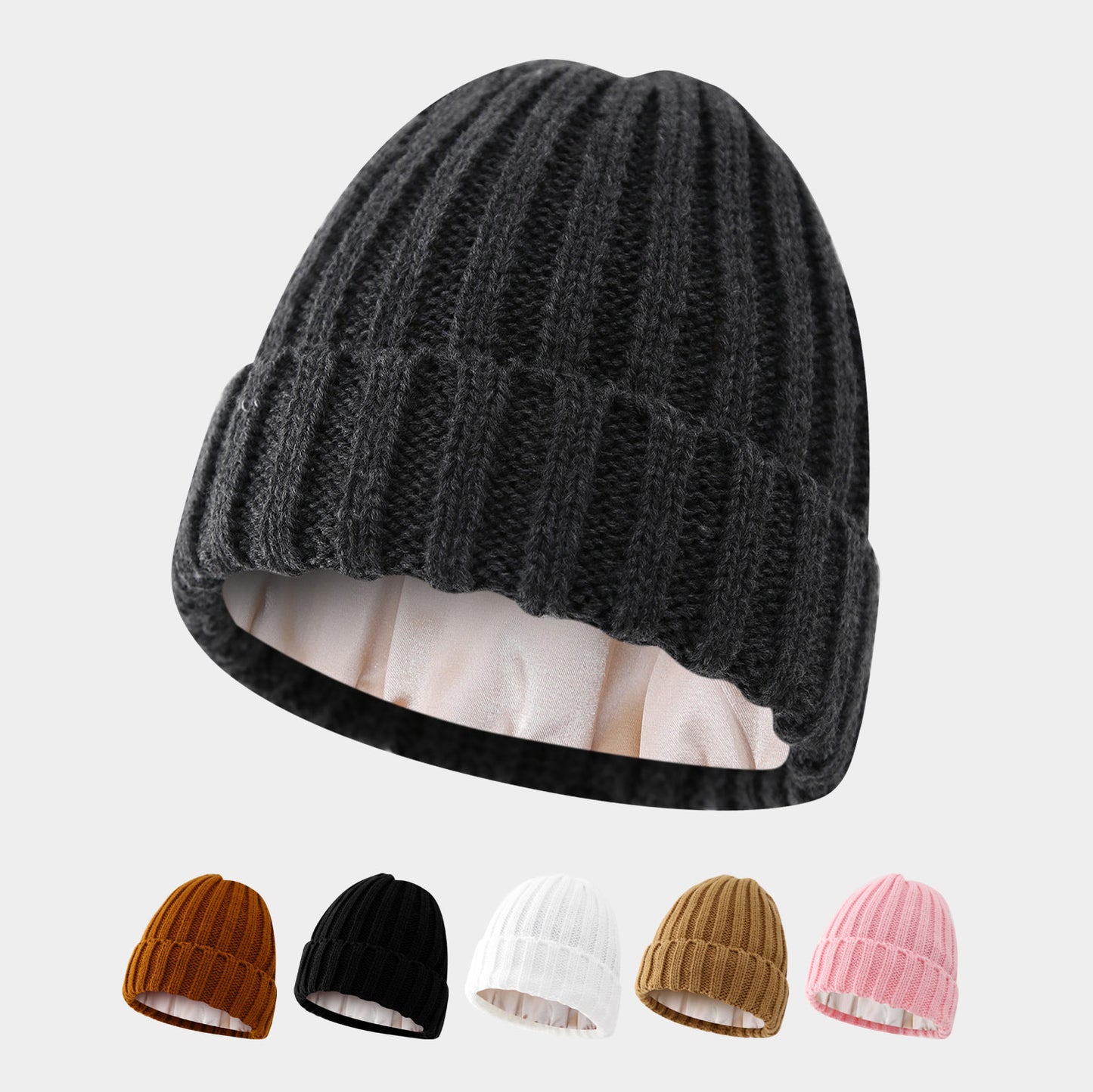 Masiliti Silk Satin Wool Beanie