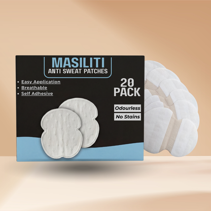 Anti-Sweat Under Arm Patches 20 Pack